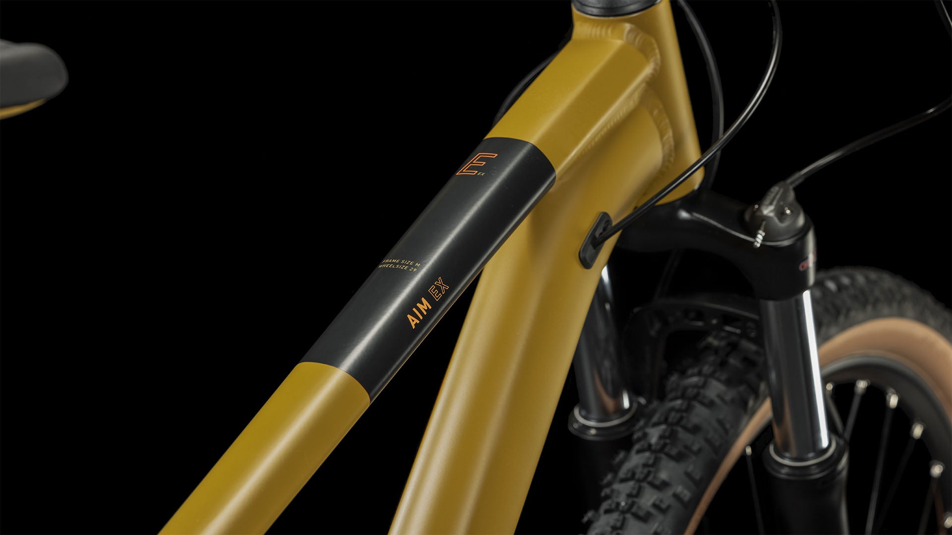 Bicicleta de montaña CUBE Aim Ex 1X caramel'n'black